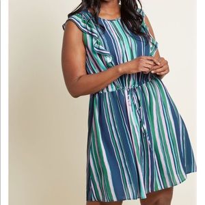 🆕ModCloth get into ruffle a line dress NWOT